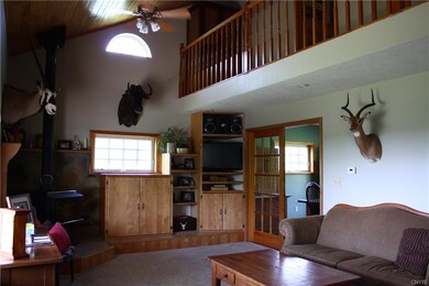 Cozy Living room Custom storage, wood-stove, curly