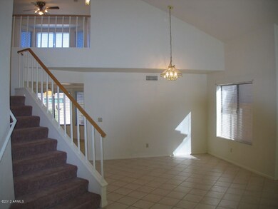 View of great room/loft from front entry