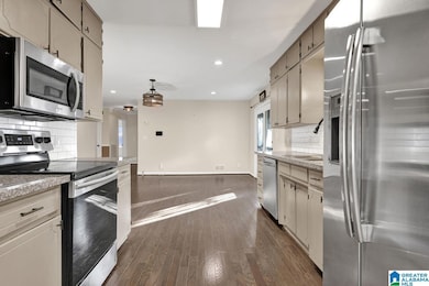 Modern Kitchen open to Dining room