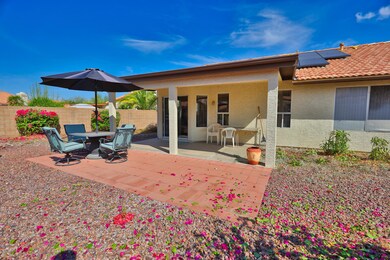 Back entertaining patio