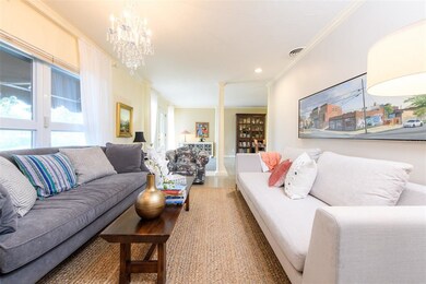 Living Room that opens to the dining area and kitc