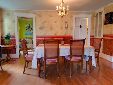 dining room / built in china cabinet