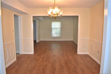Dining room overlooking Living room