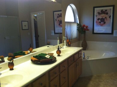 Master Bath with double sinks