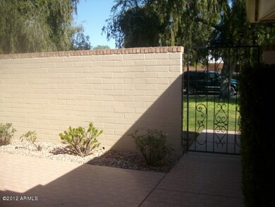 Front courtyard wall