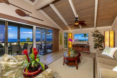 Vaulted ceilings and lovely furnishings ..