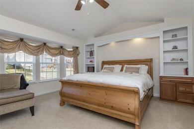Luxurious and spacious master suite.