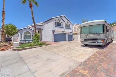 View of front of property with an attached garage,