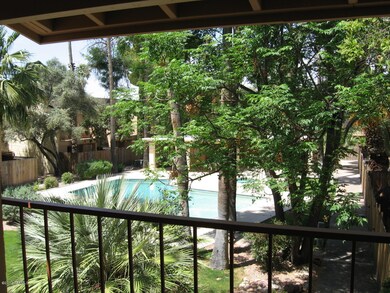 View from Upstairs Balcony
