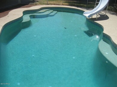 Pool with in-ground cleaning