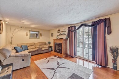 Bright Living Room *sliding glass doors to deck an