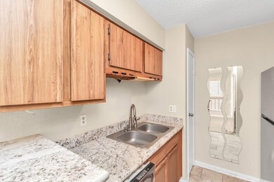 Kitchen with granite counter tops