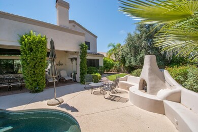 Cool deck surrounds the Kiva