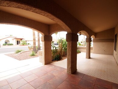 Covered Front Patio North South Facing
