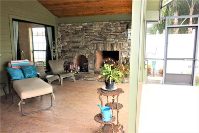 Wood burning Fireplace