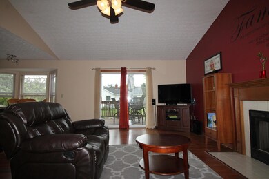 Sliding glass door to Deck