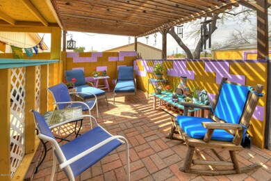 Brick Paver Latice Covered Patio