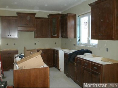 Spacious kitchen with center island and double ove