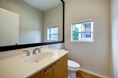 Second floor half bath