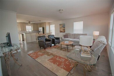 Open floor plan. Lots of natural light