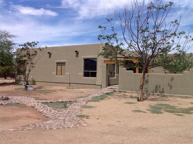 Side of House & Courtyard