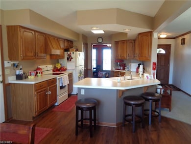 View #1 of the eat-in kitchen, expanded counter to
