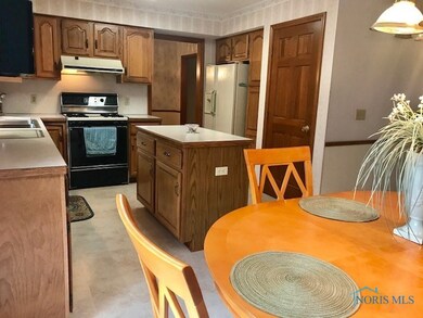 Kitchen with island.