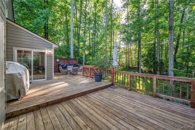 Large two level deck