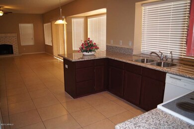 View from kitchen thru family room