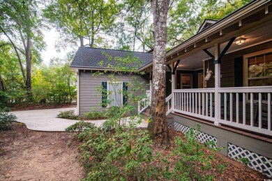 Exterior space featuring covered porch