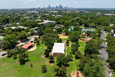 Bird's eye view of skyline