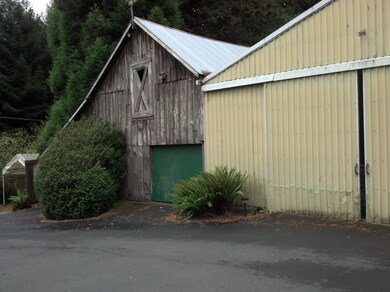 Barn and attached garage