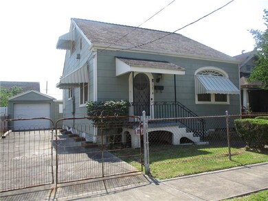 Left side view of the home
