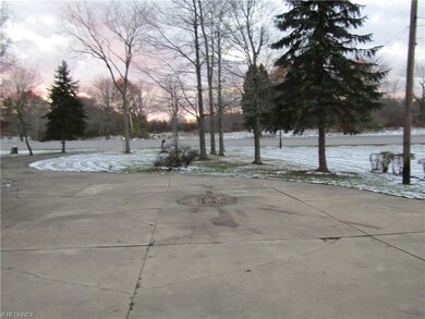 Concrete Driveway with full turn around area.