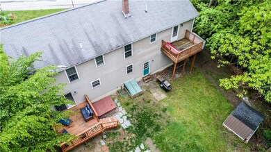 Decks have been re-stained and the...
