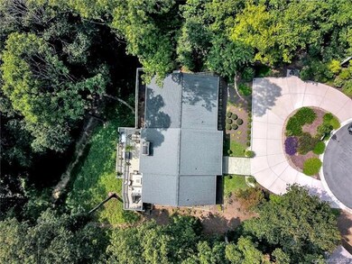 View from above....almost new concrete circular dr
