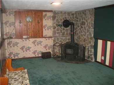 Family Room. Cosy family room with wood burning st