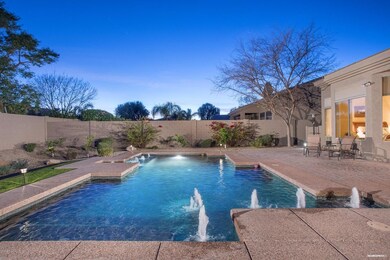 Gorgeous Pool With Water Features