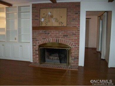 Wood burning fireplace