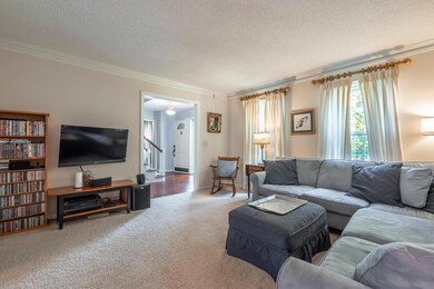 View of living room from dining room