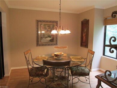 Dining area has a wonderful view of the Lake