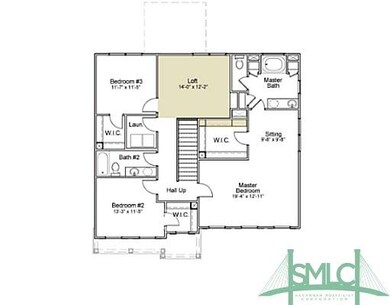 2nd Floor Plan. The Master Suite is located on the