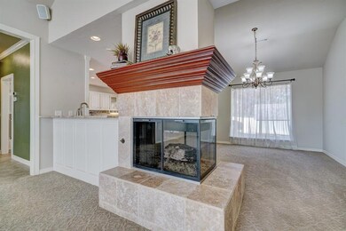 3 way fireplace.