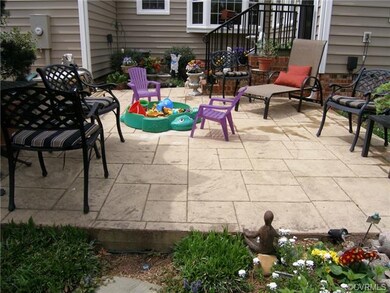 2007: Stamped Concrete Patio located off of the Su