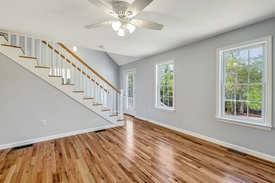 Gleaming Wood Floor in LR -