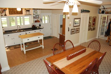 dining room and kitchen