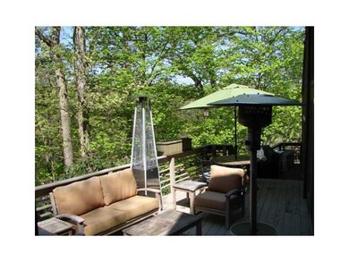Exterior Back. Private Rear Deck