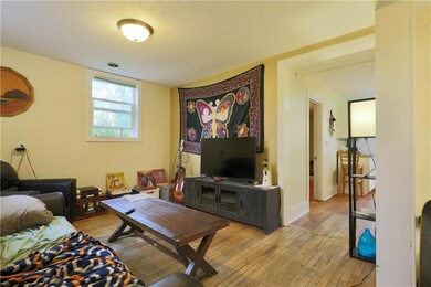 Living room of lower level.