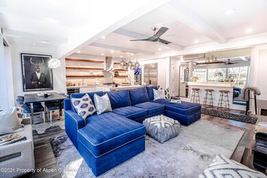 living room and kitchen