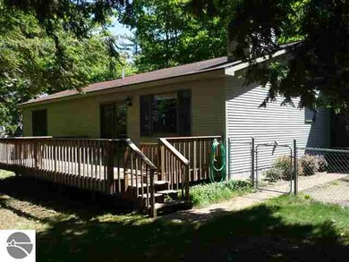 Rear of Home has a nice 12x24 womanized Deck overl